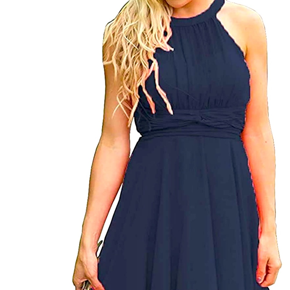 Chiffon high low party dress